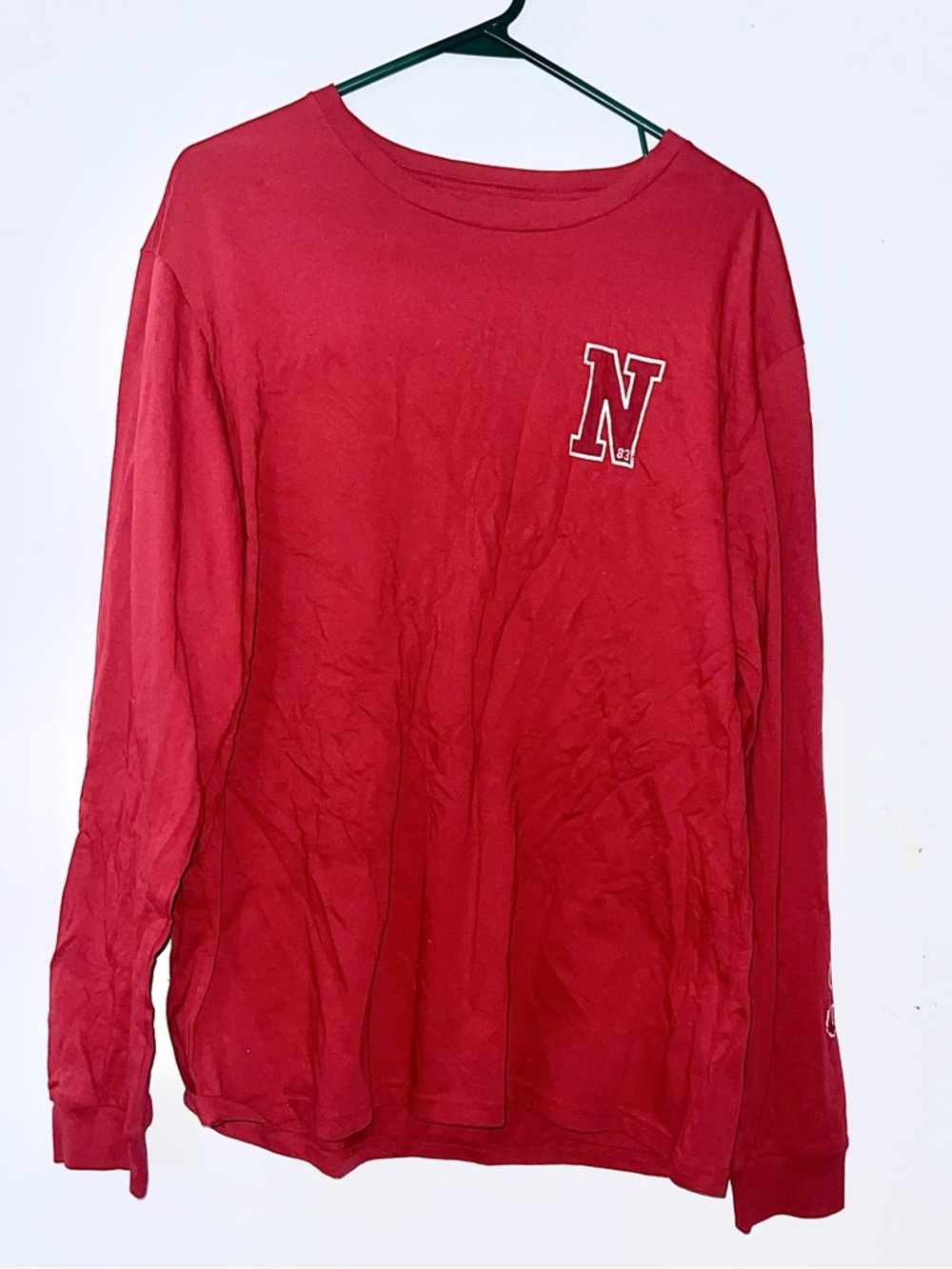 Vintage Nautica Men’s L University of Nebraska Cornhuskers Long Sleeve Shirt